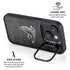 NFL Atlanta Falcons Black & White iPhone 15 Kickstand Case